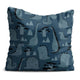 Polštář Dark Cartoon Style Dinosaur-Oxford
