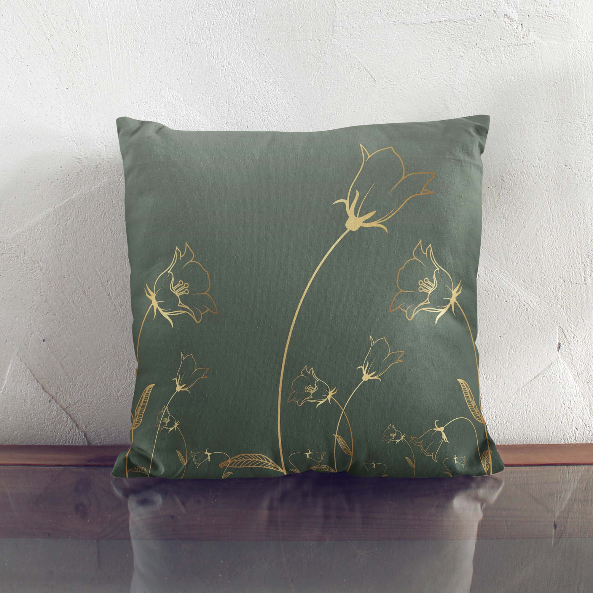 Poduszka Engraving Botanical Pattern-Panama