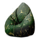 Puf Pearshape Engraving Botanical Pattern-Oxford
