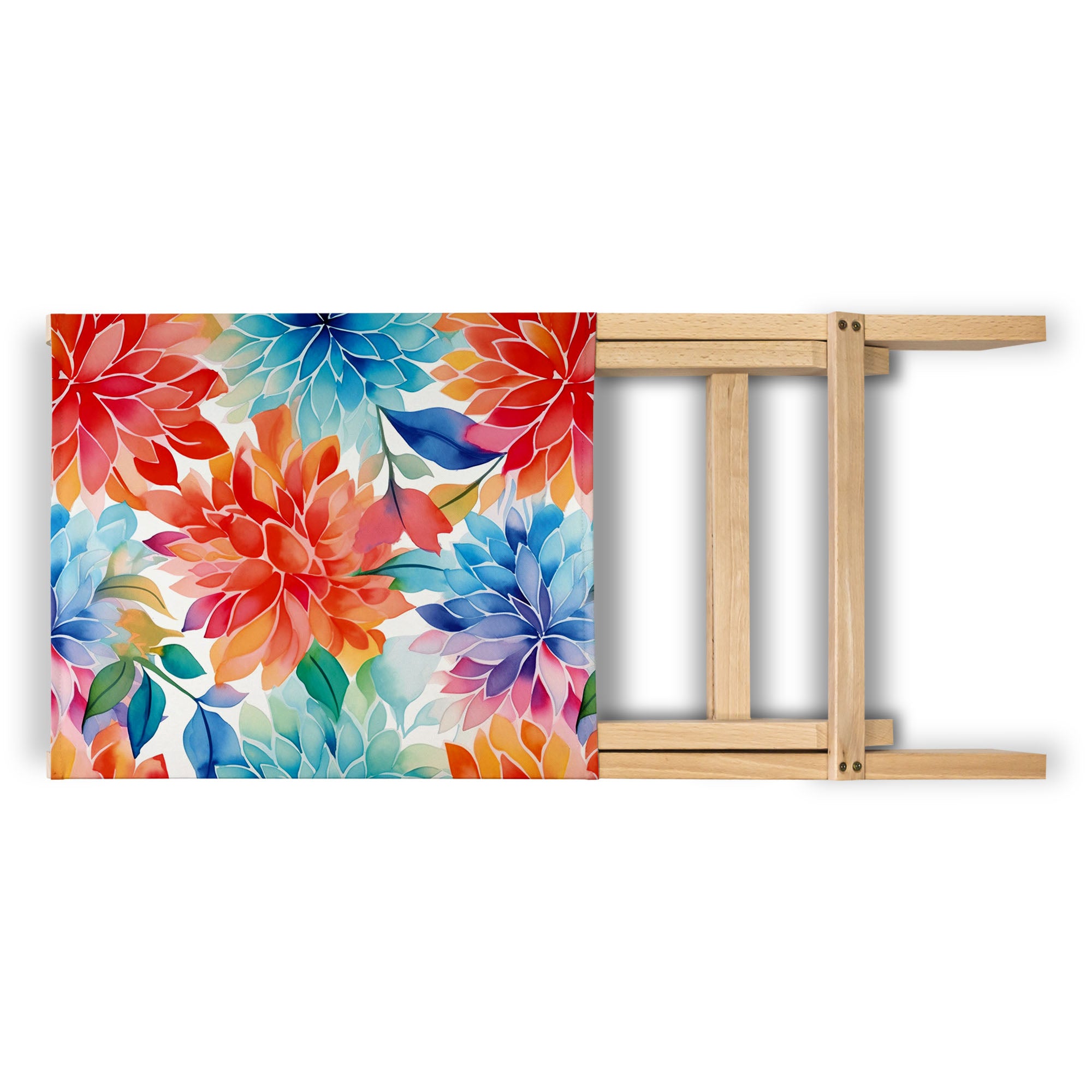 Składane Krzesło Plażowe Floral Background