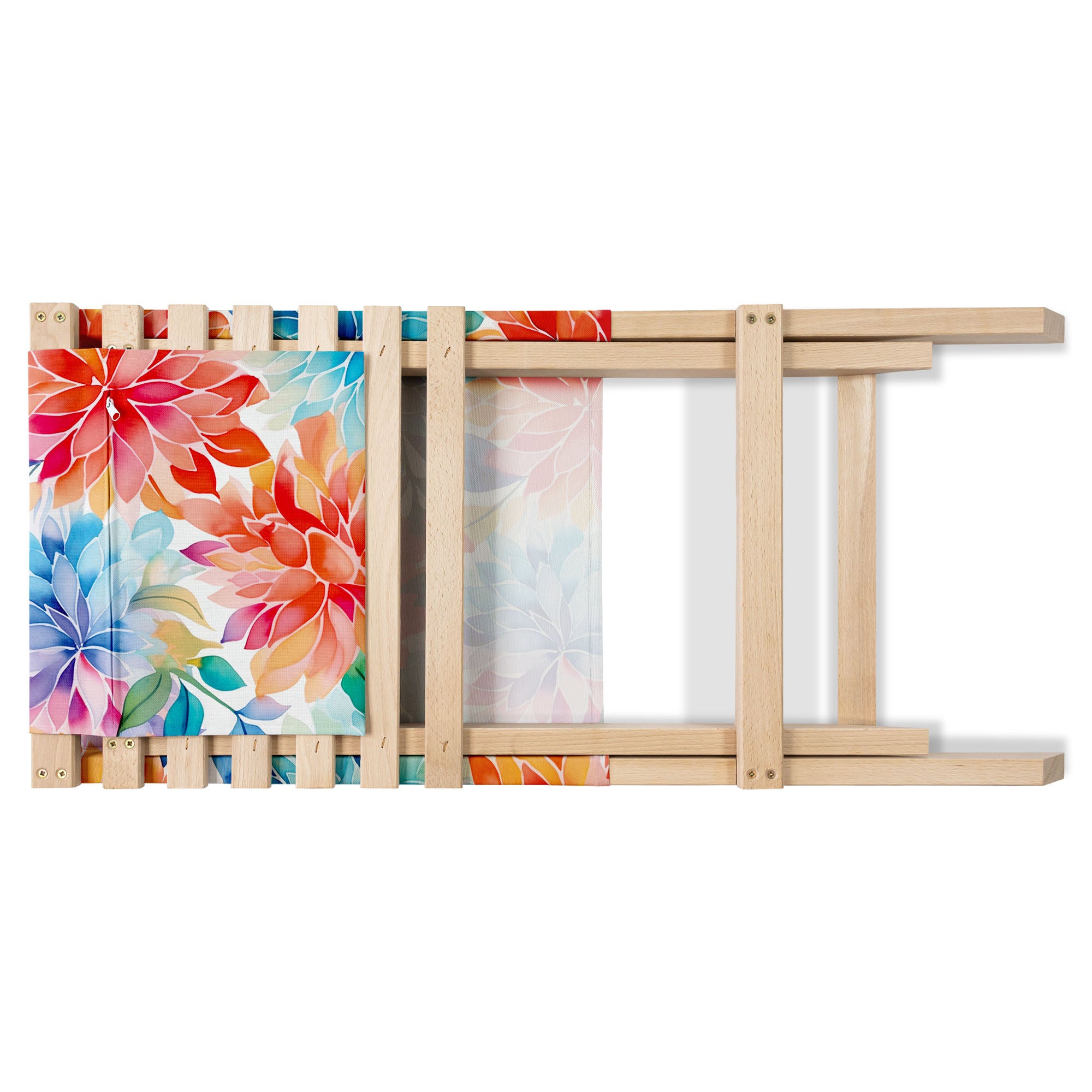 Składane Krzesło Plażowe Floral Background