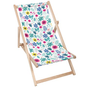 Leżak drewniany Floral Elegance-M