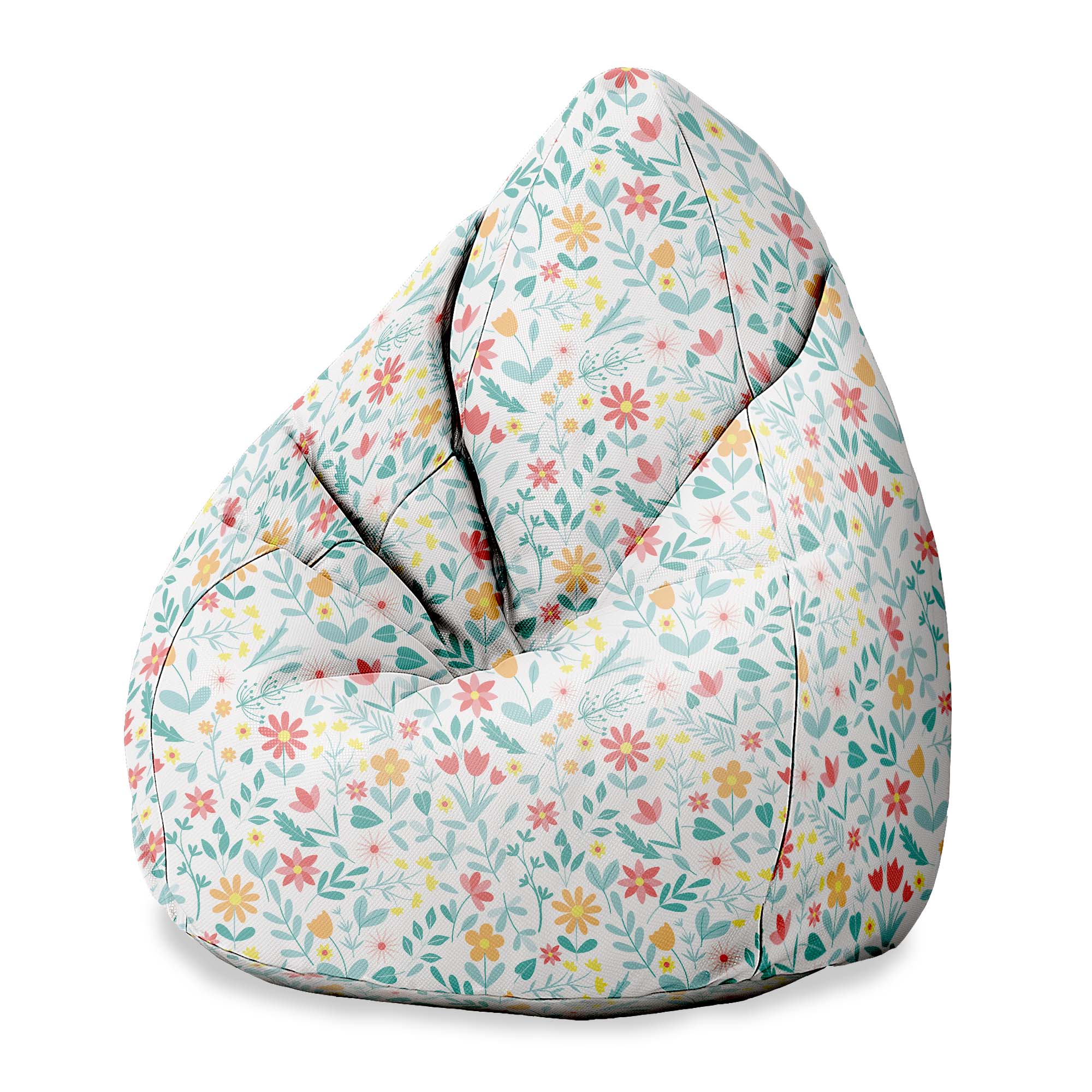 Puf Pearshape Floral Adventure-M-Oxford