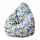 Puf Pearshape Floral Elegance -M-Velvet