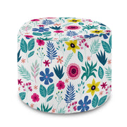 Puf okrągły podnóżek Floral Elegance-Velvet