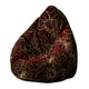 Puf Pearshape Deep Peonia-M-Oxford