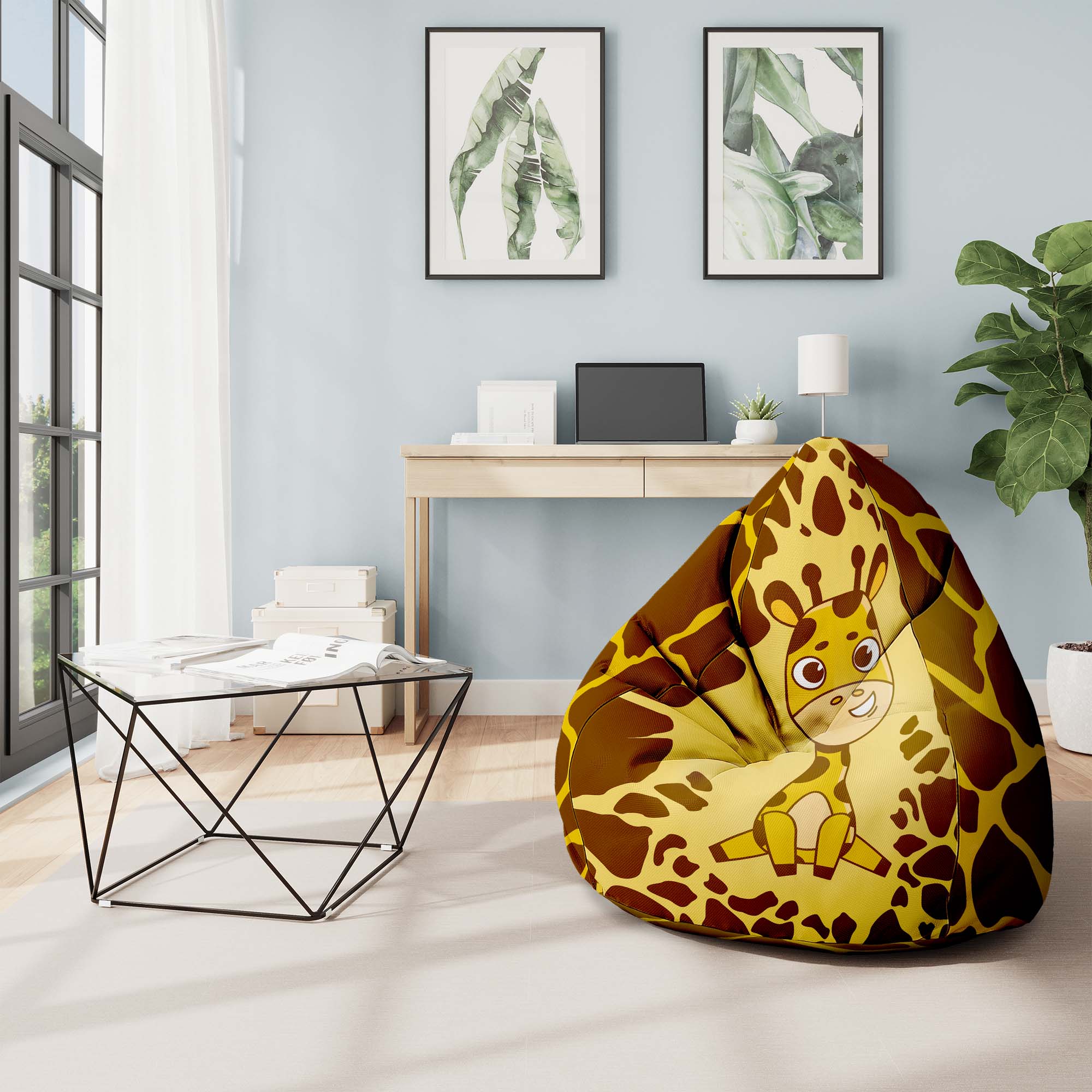 Sitzsack Pearshape Giraffina-M