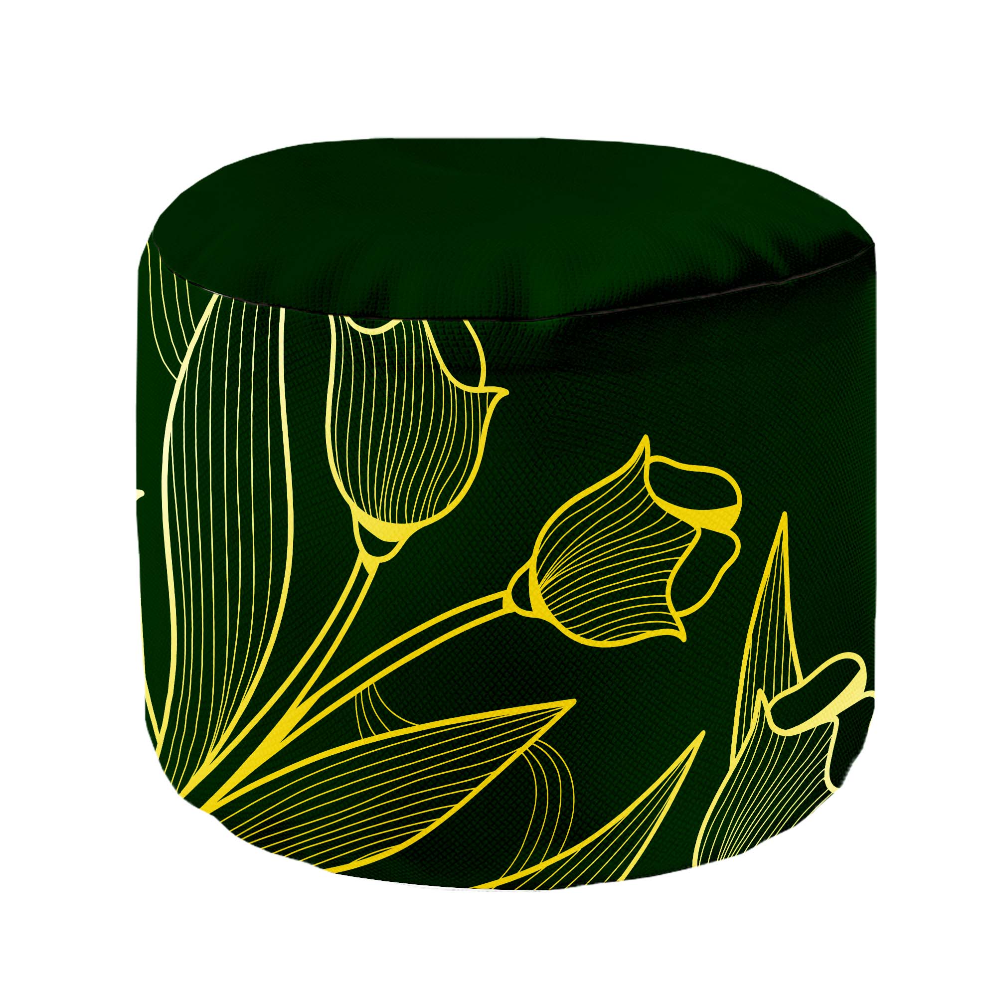 Runder Hocker Fußstütze Gold Dream