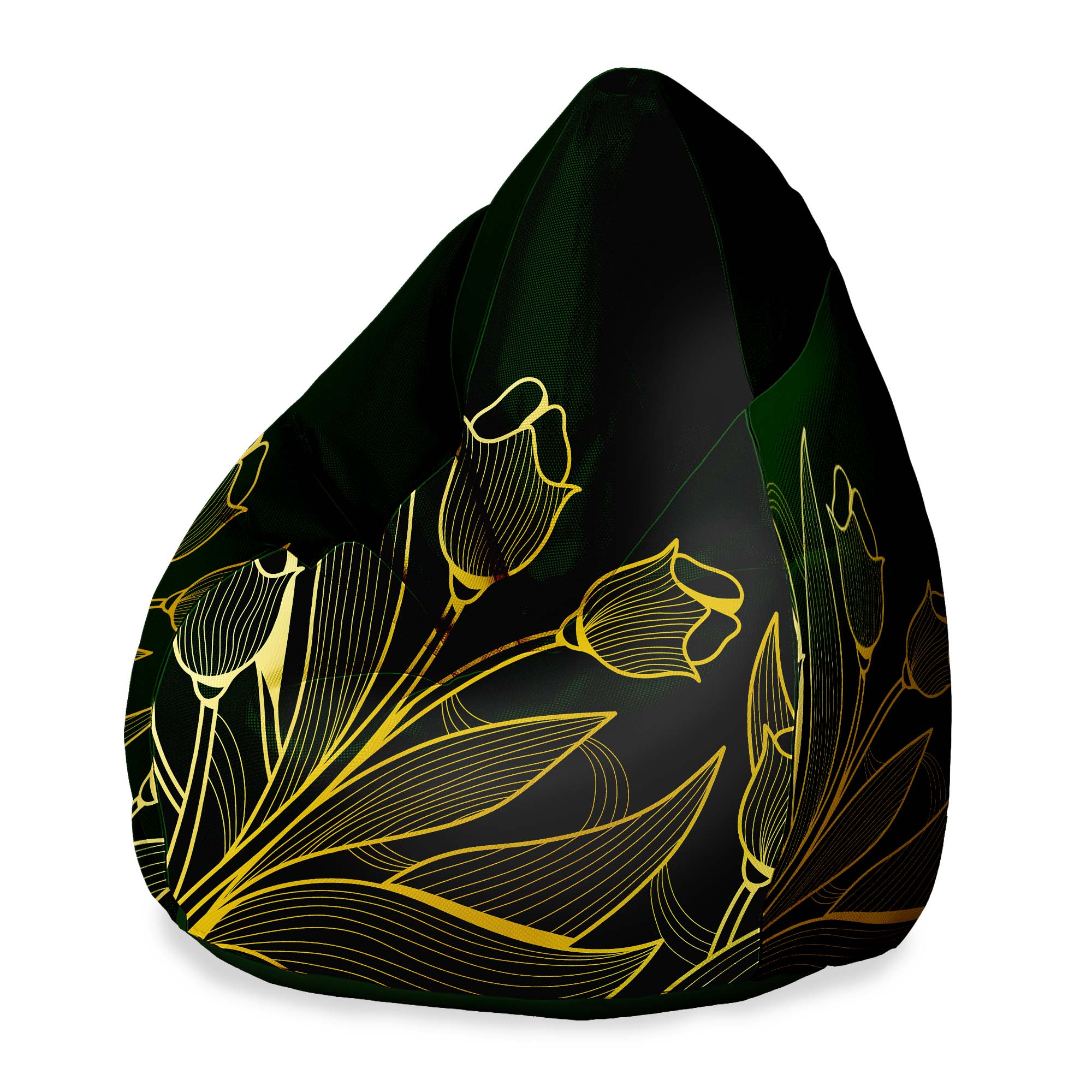 Puf Pearshape Gold Dream-Velvet