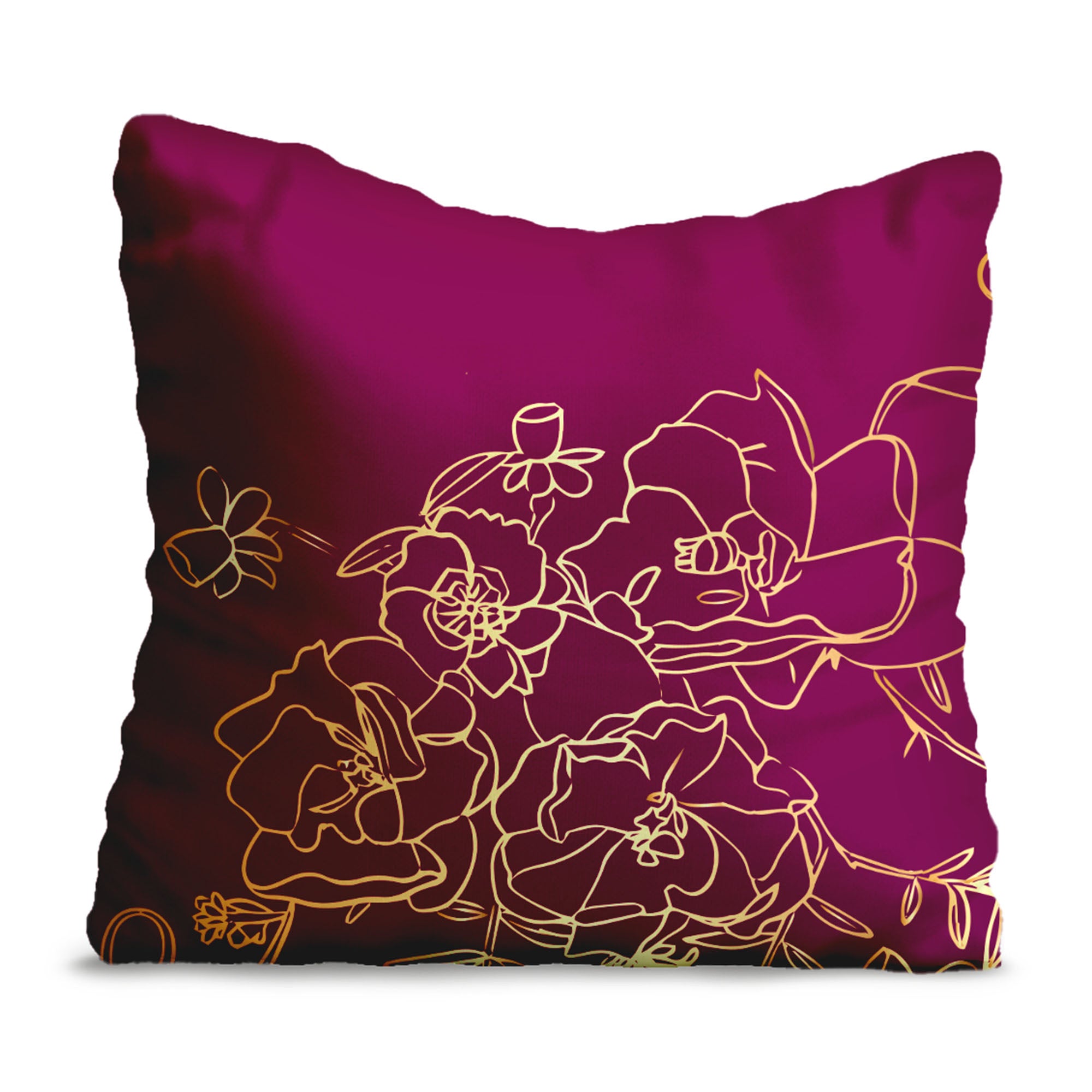 Polštář Gold Roses-Velvet