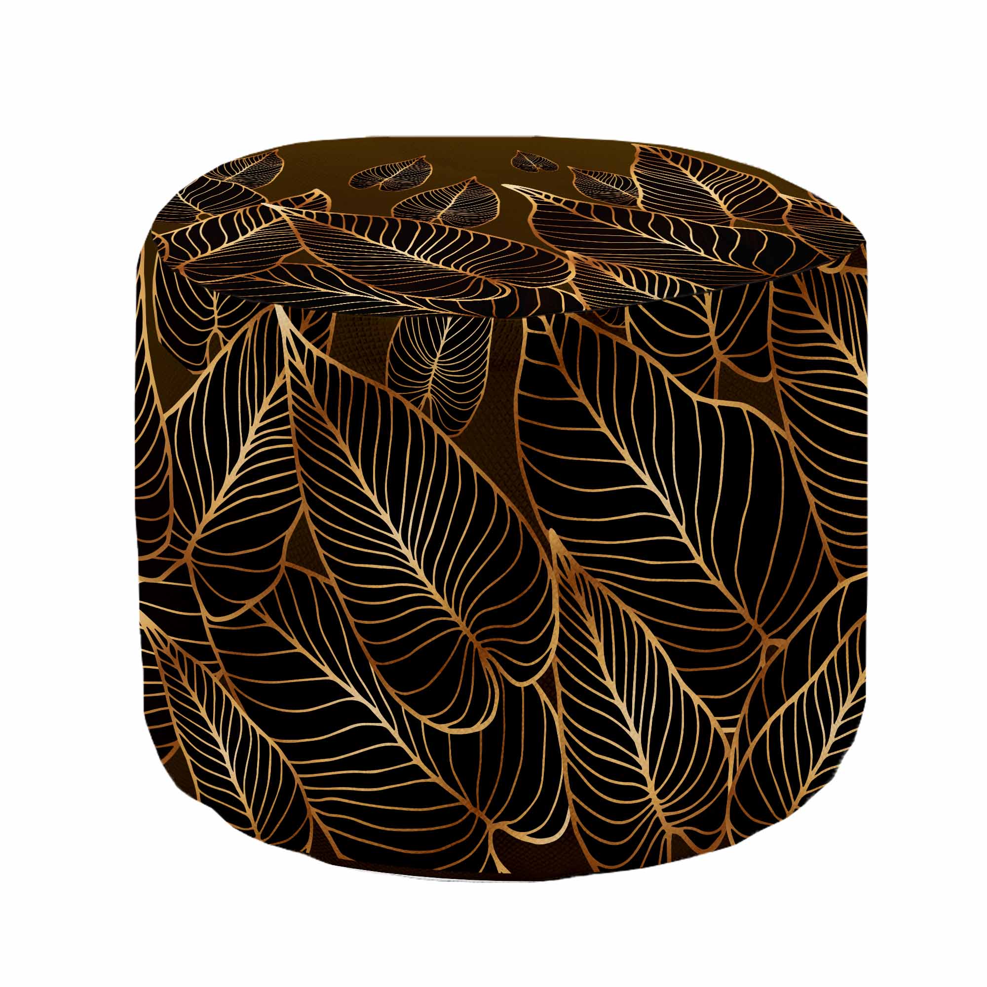 Runder Hocker Fußstütze Goldenlinear