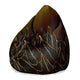 Puf Pearshape Goldenlinear-Velvet