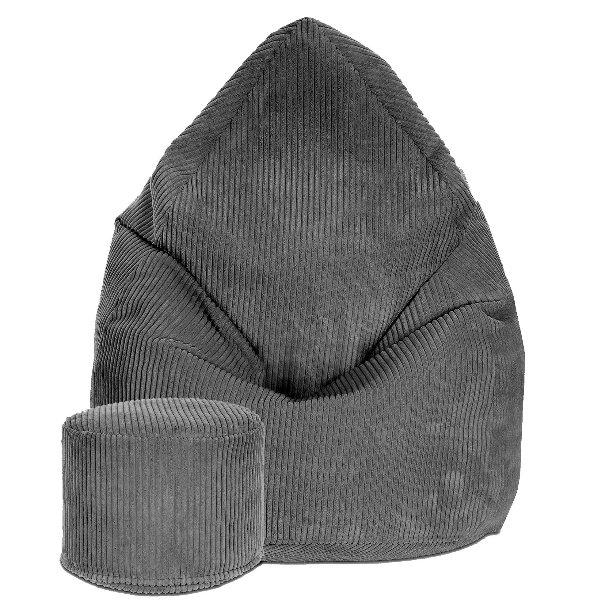 Runder Hocker Fußstütze Lincoln Granite Gray-S