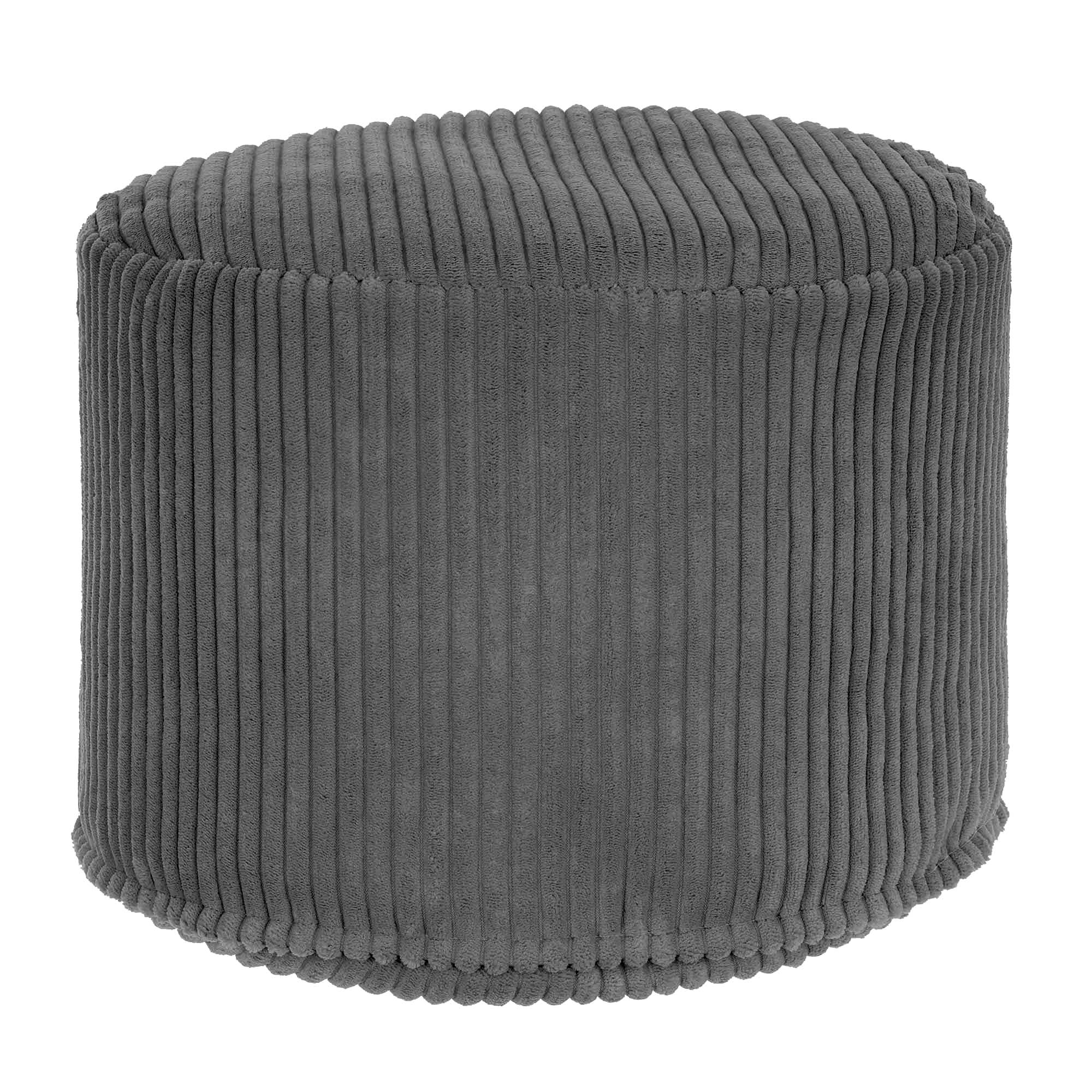 Runder Hocker Fußstütze Lincoln Granite Gray-S