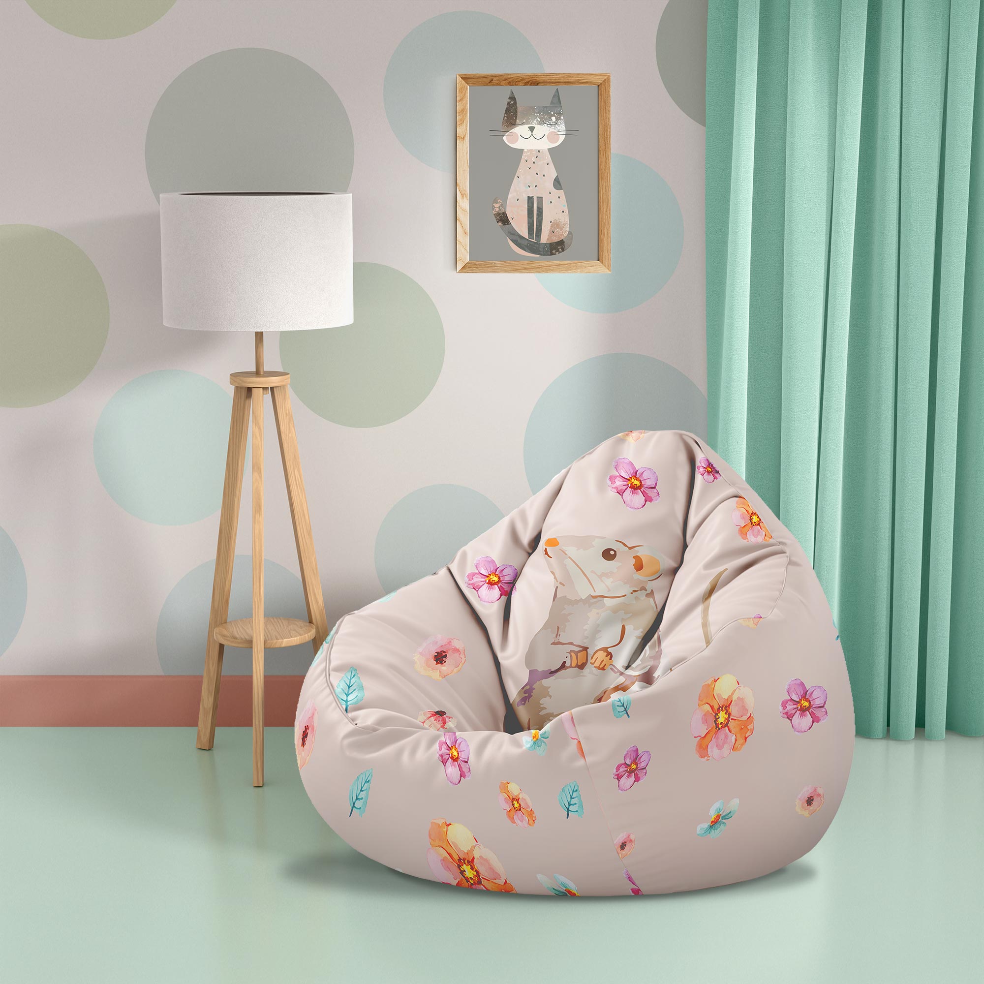 Puf Paradise Gray Mouse