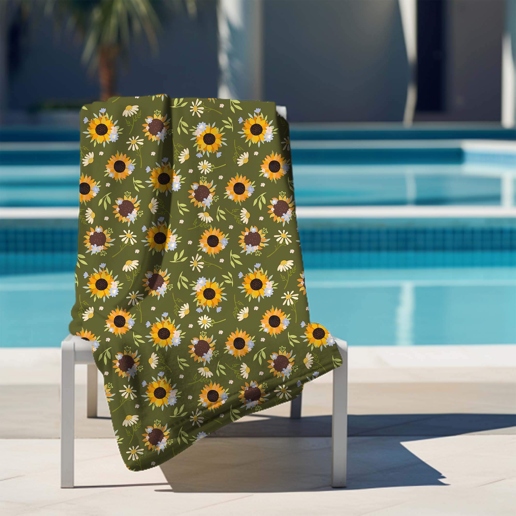 Sunflowers Towel-70x140 cm