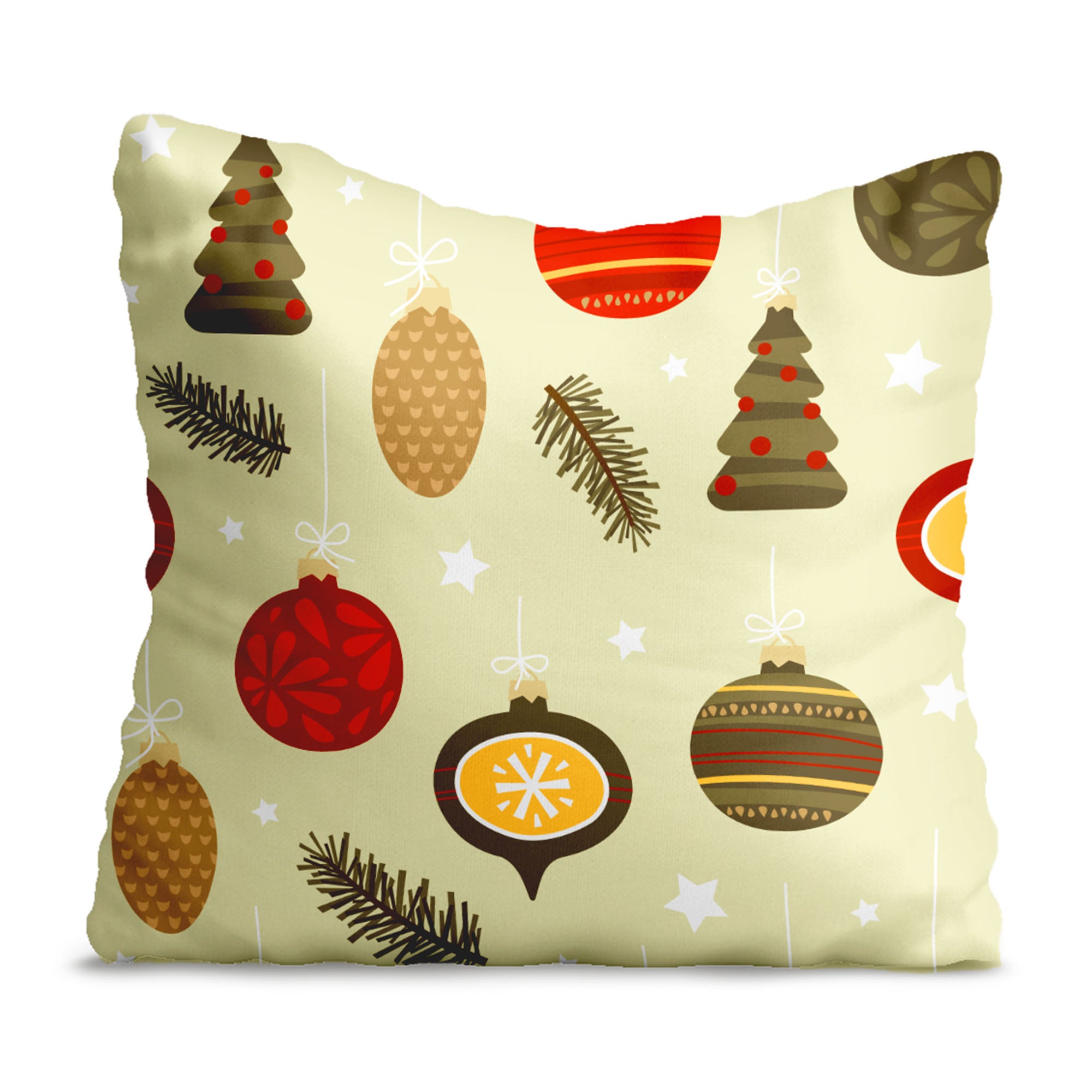 Poduszka Green Christmas Decorations-Velvet