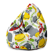 Puf Pearshape Happy Hippotamus-S