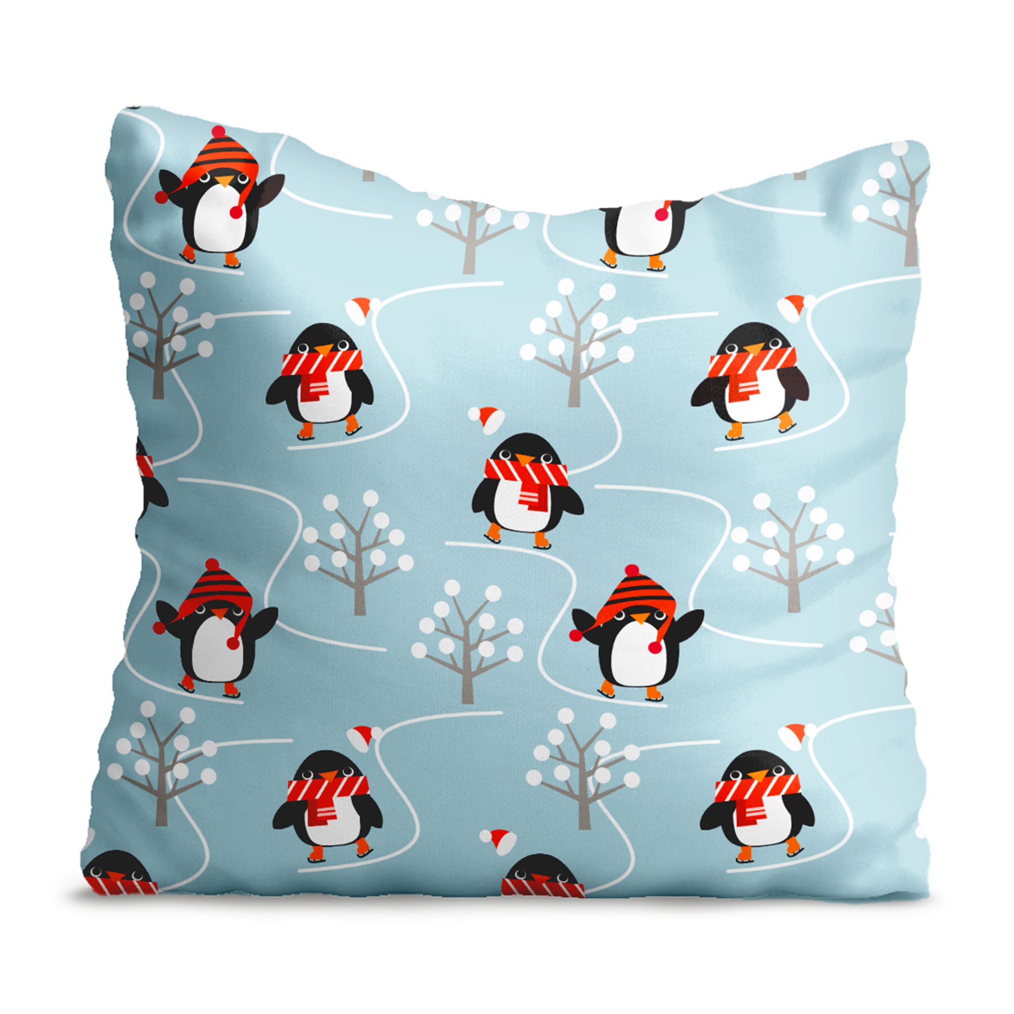 Poduszka Happy Pinguins with Scarfs-Panama