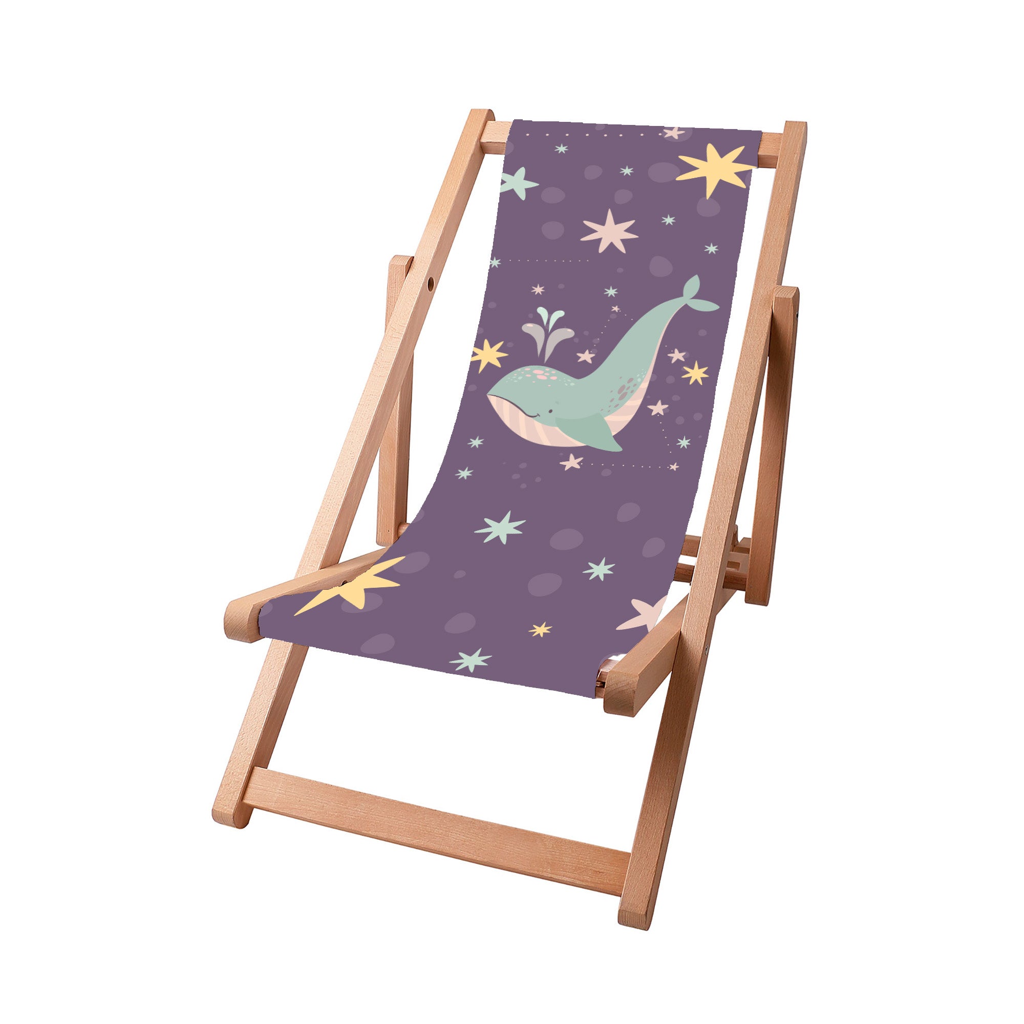 Leżak drewniany Happy Wave-S