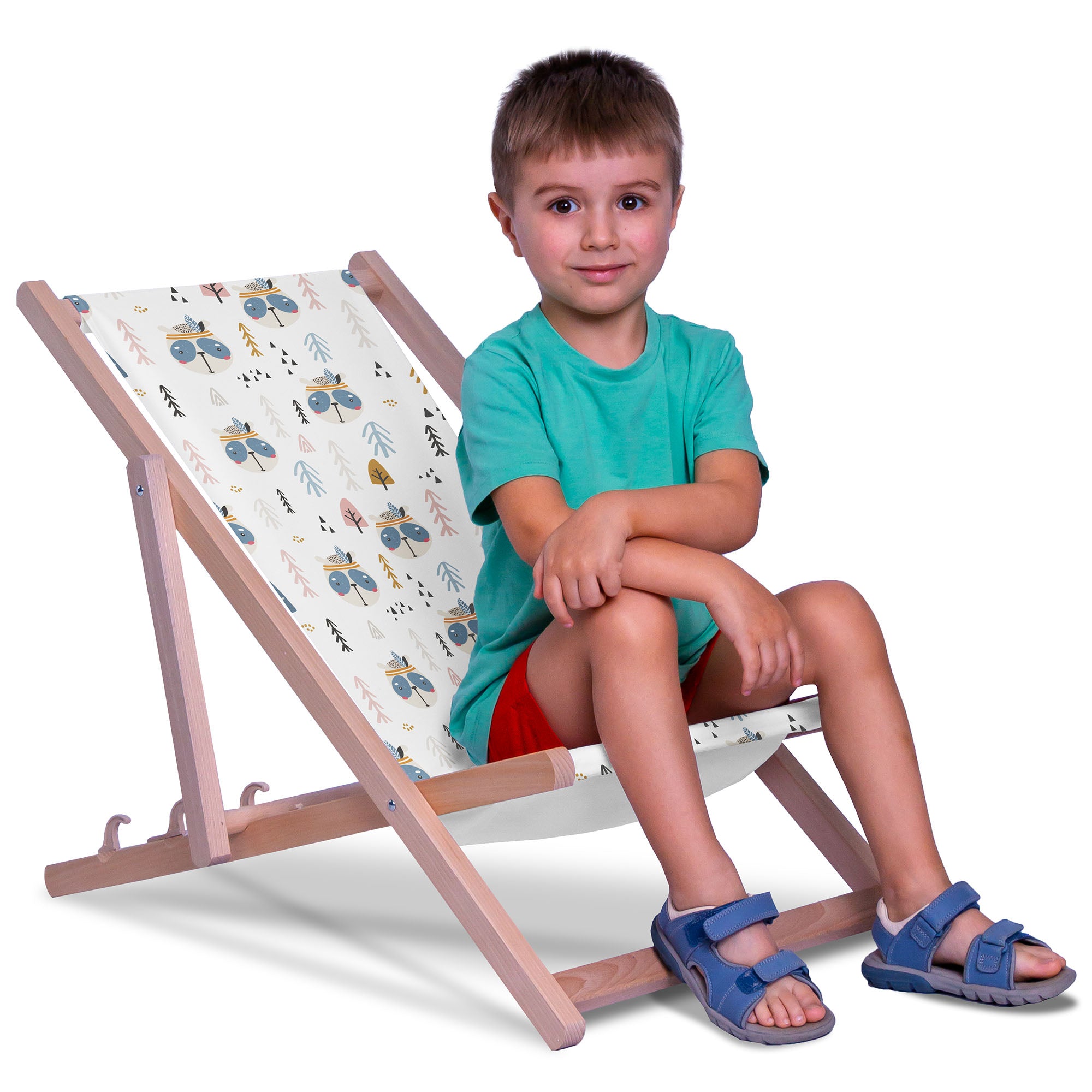 Wooden Deck Chair Teddy Indian