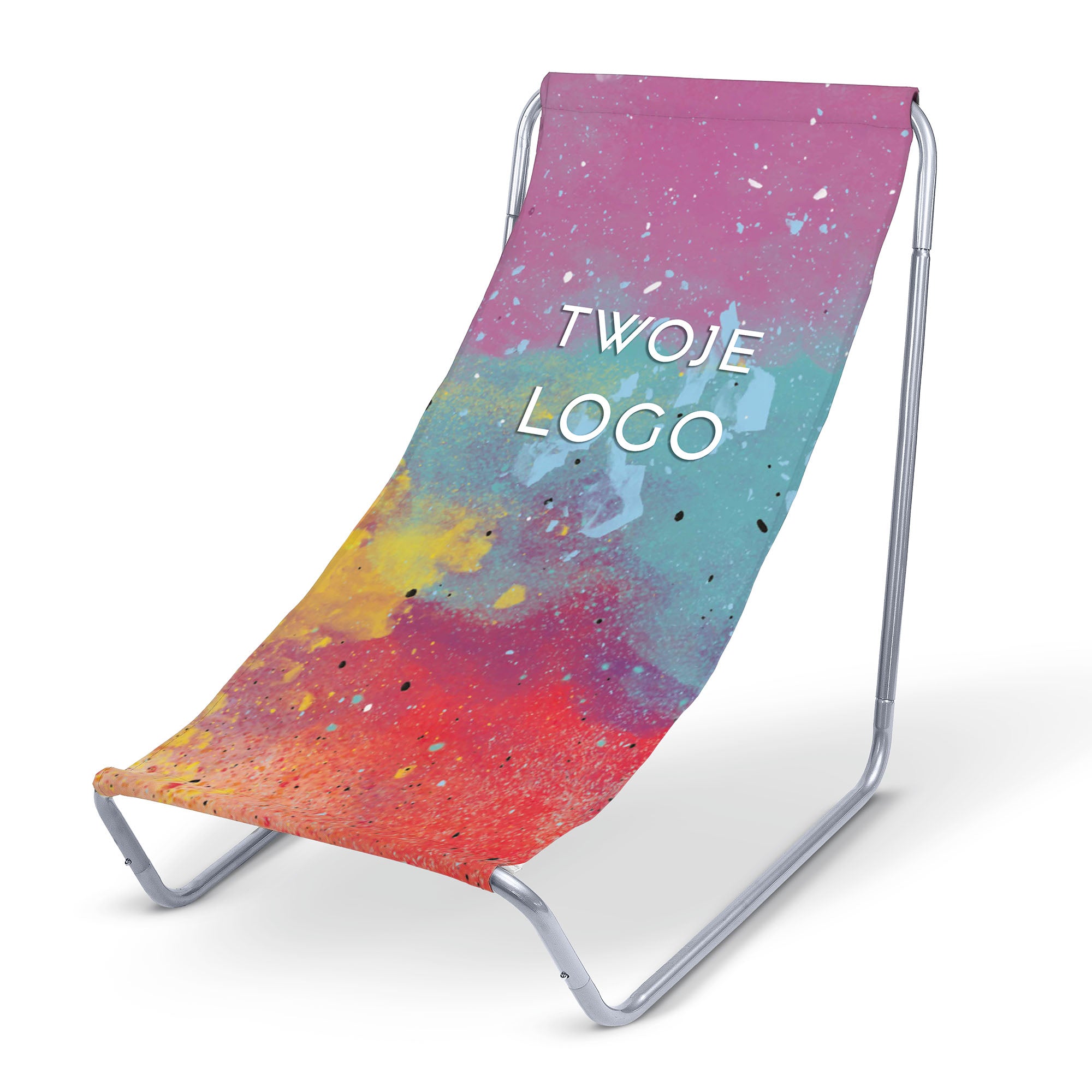 Leżak metalowy z twoim logo reklamowym