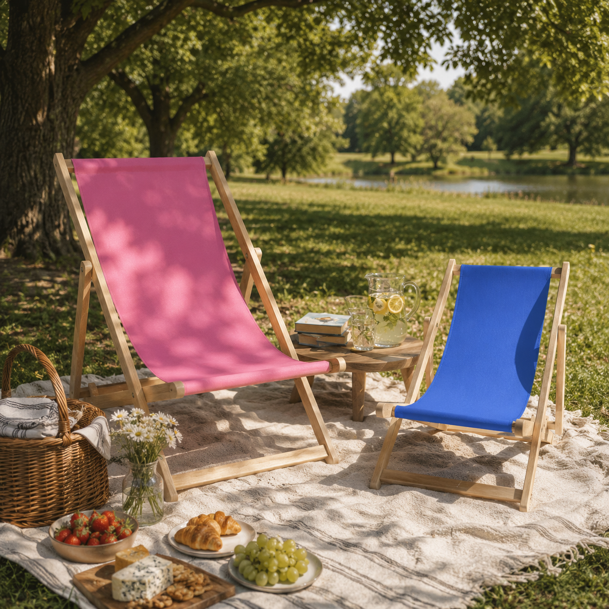 Leżak drewniany Basic