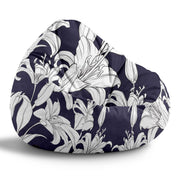 Puf Paradise Luxusné Kvety-Velvet