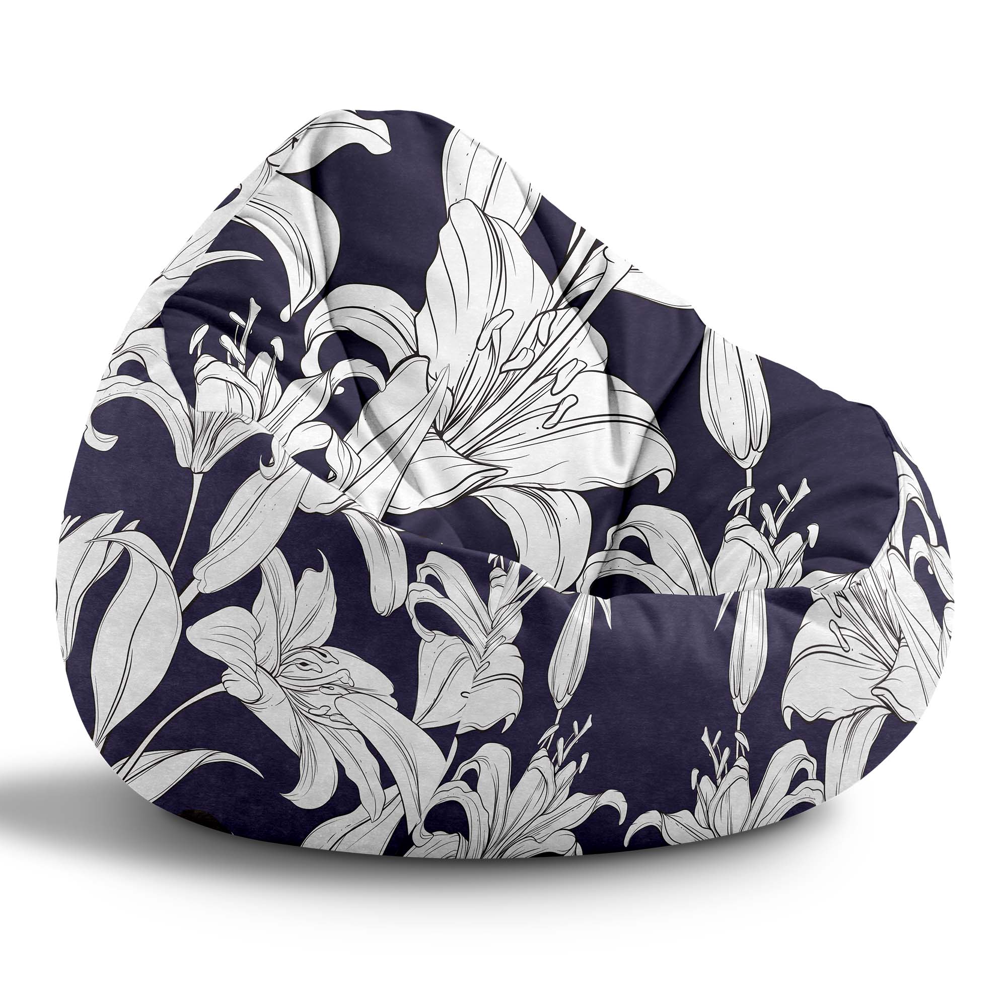 Puf Paradise Luxusné Kvety-Velvet