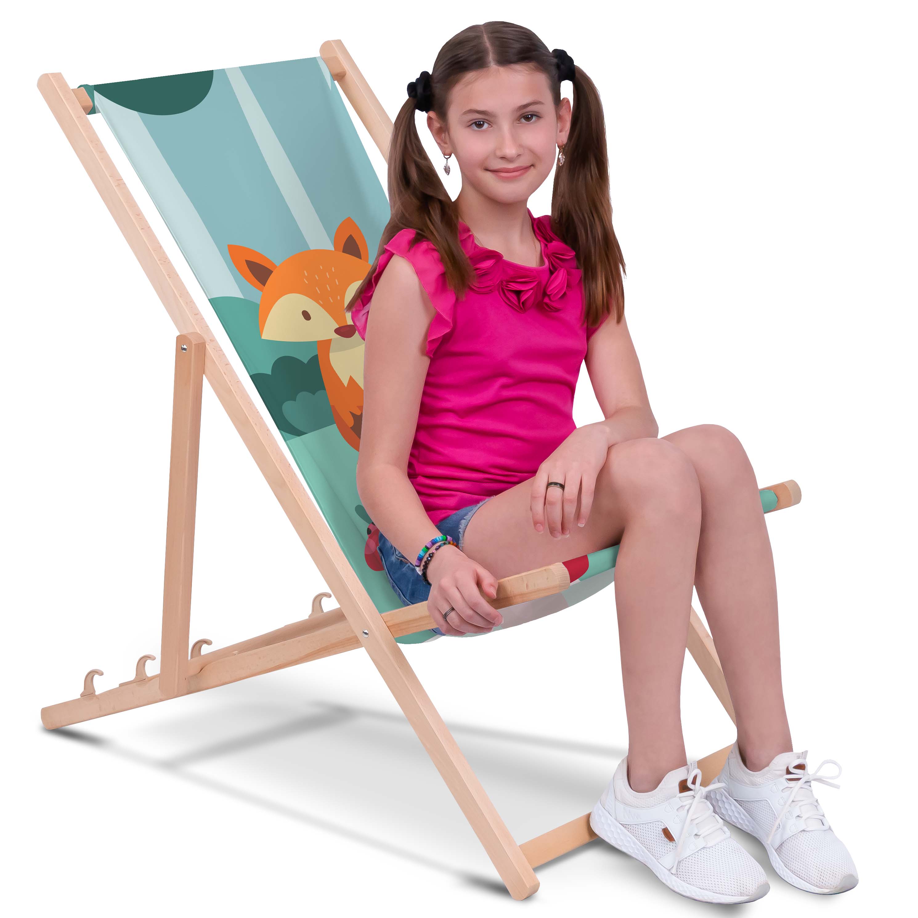 Leżak drewniany Magic Fox-S