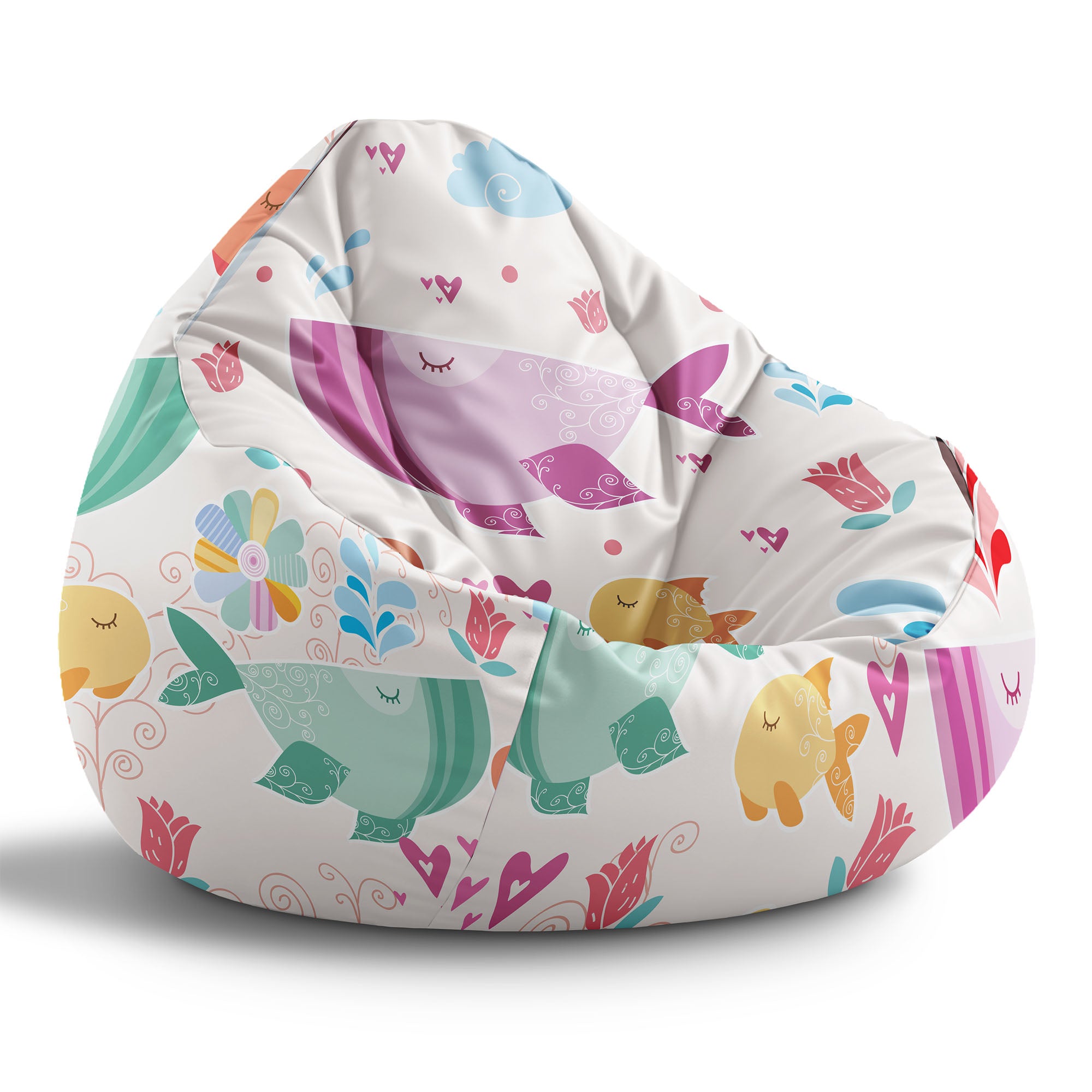 Paradise Pouf Magical Whale