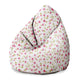 Pearshape Pouf Magical Garden-S-Velvet