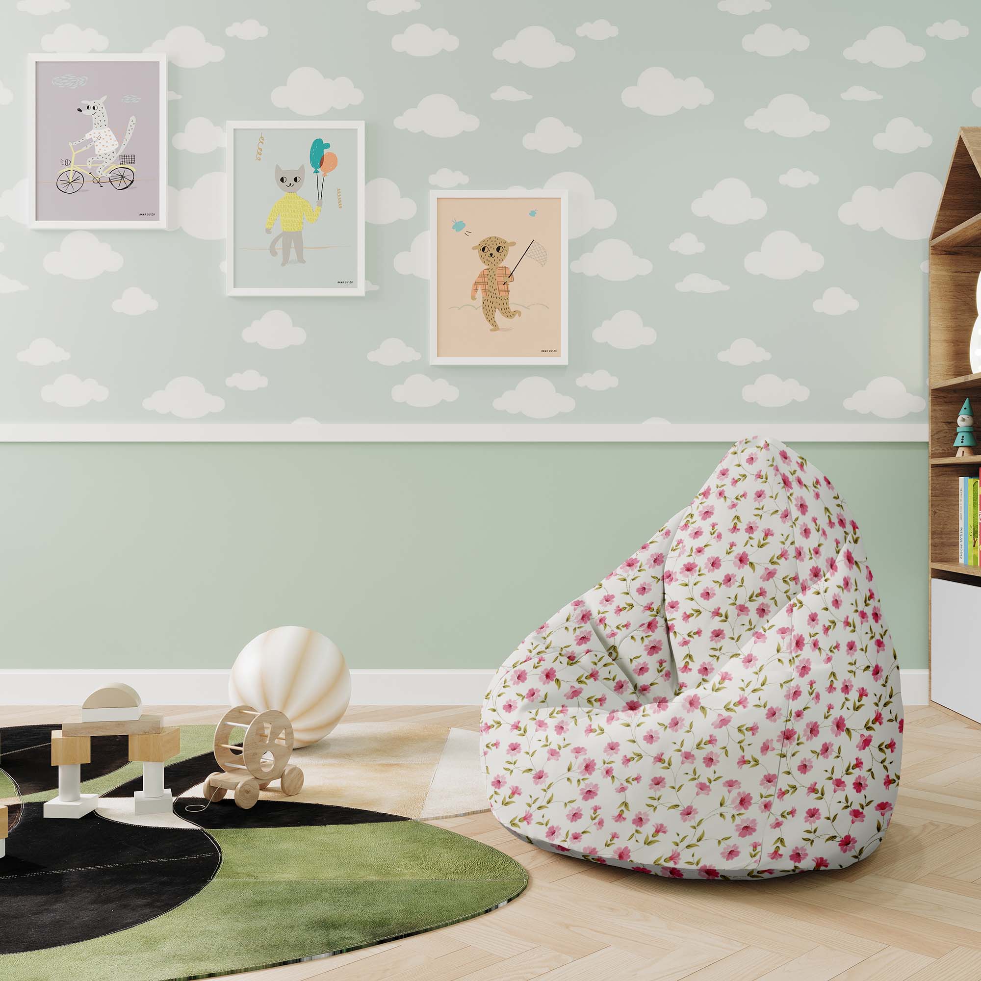 Puf Pearshape Magical Garden-S-Oxford