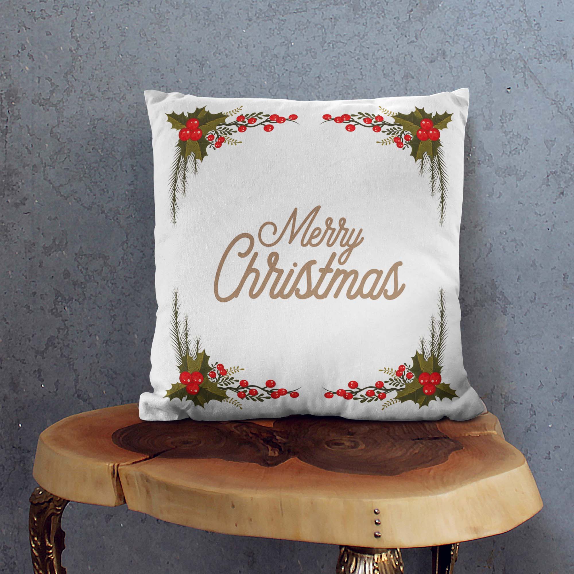Poduszka Merry Xmass-Velvet