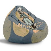 Puf Paradise Motorrad-Velvet
