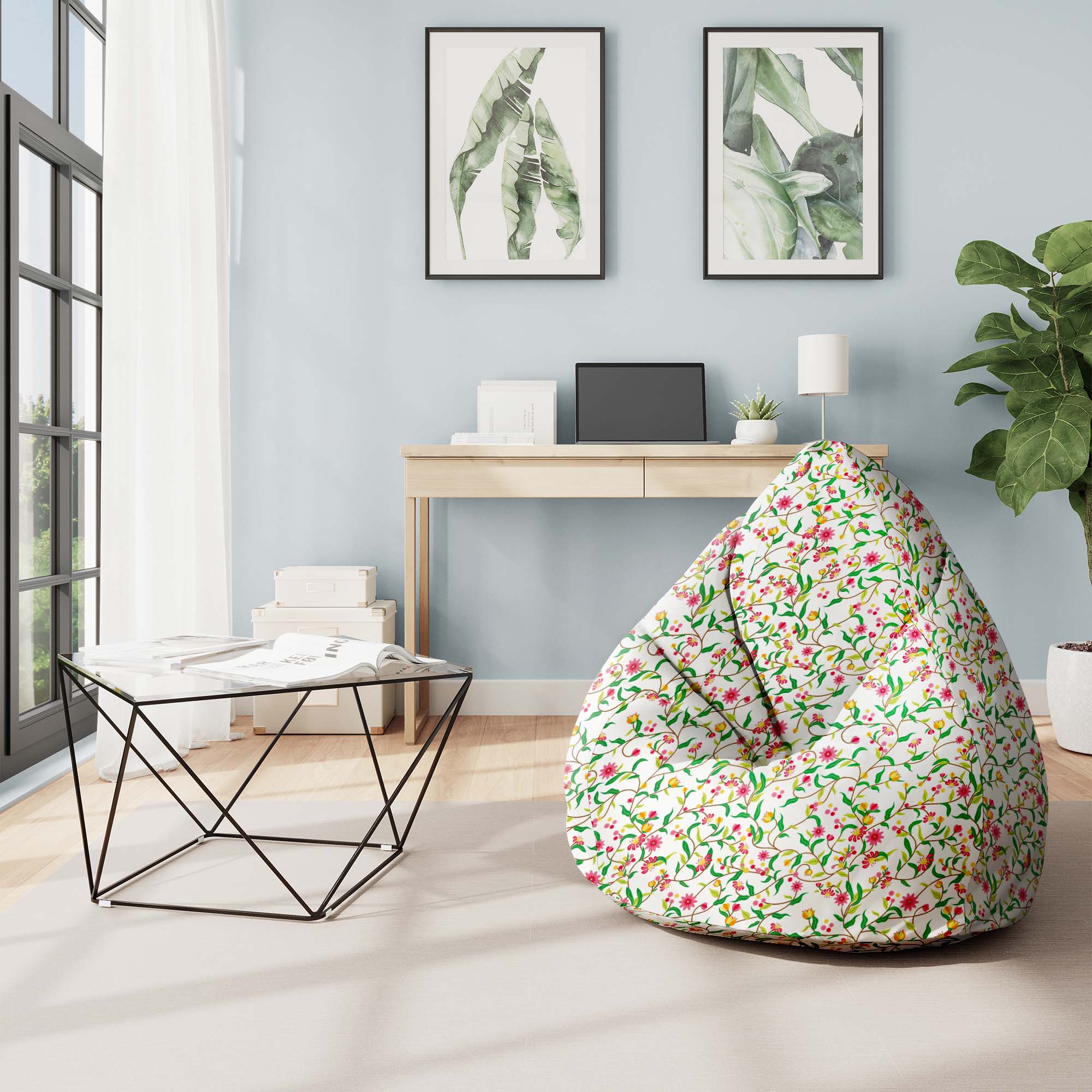 Puf Pearshape Mystery Garden-S-Velvet