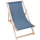Leżak drewniany Imitacja Jeansu Nordic Blue