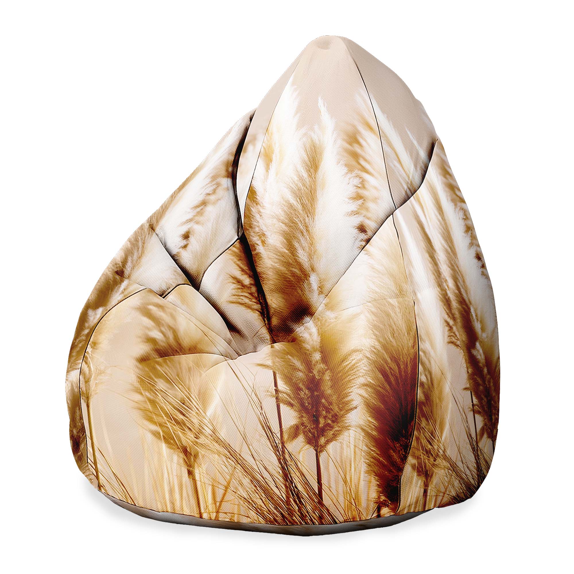 Puf Pearshape Pampas Grass-Velvet