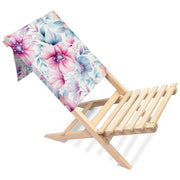 Klappbarer Strandstuhl Pastellblumen