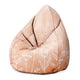 Puf Pearshape Pink Flowers-Oxford