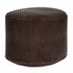 Puf okrągły podnóżek Lincoln Dark Chocolate-M