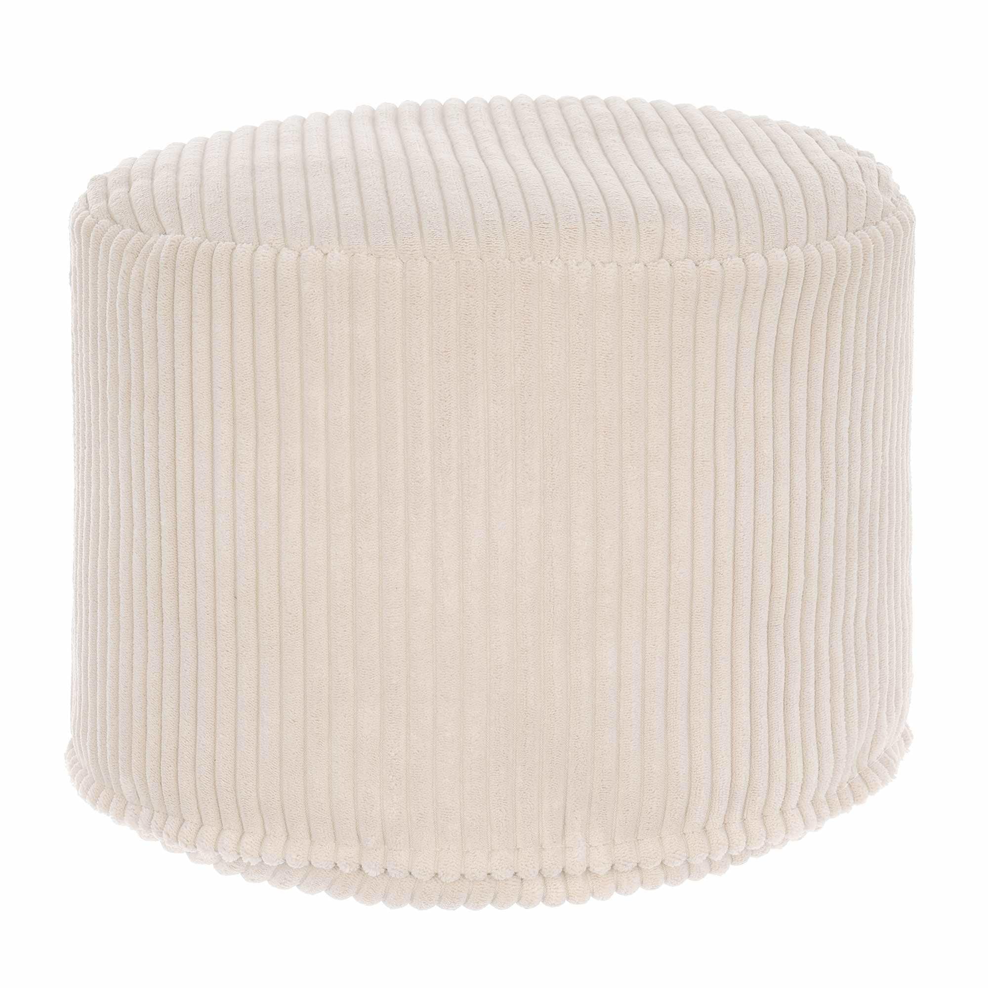 Runder Hocker Fußbank Lincoln Vanilla Ice-S
