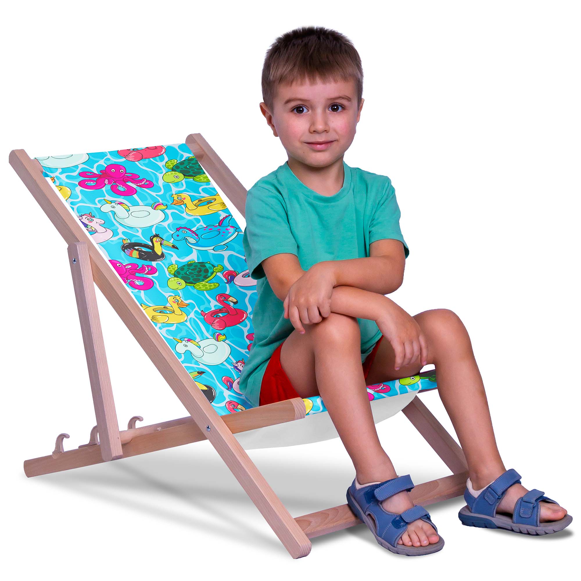 Leżak drewniany Pool Toys