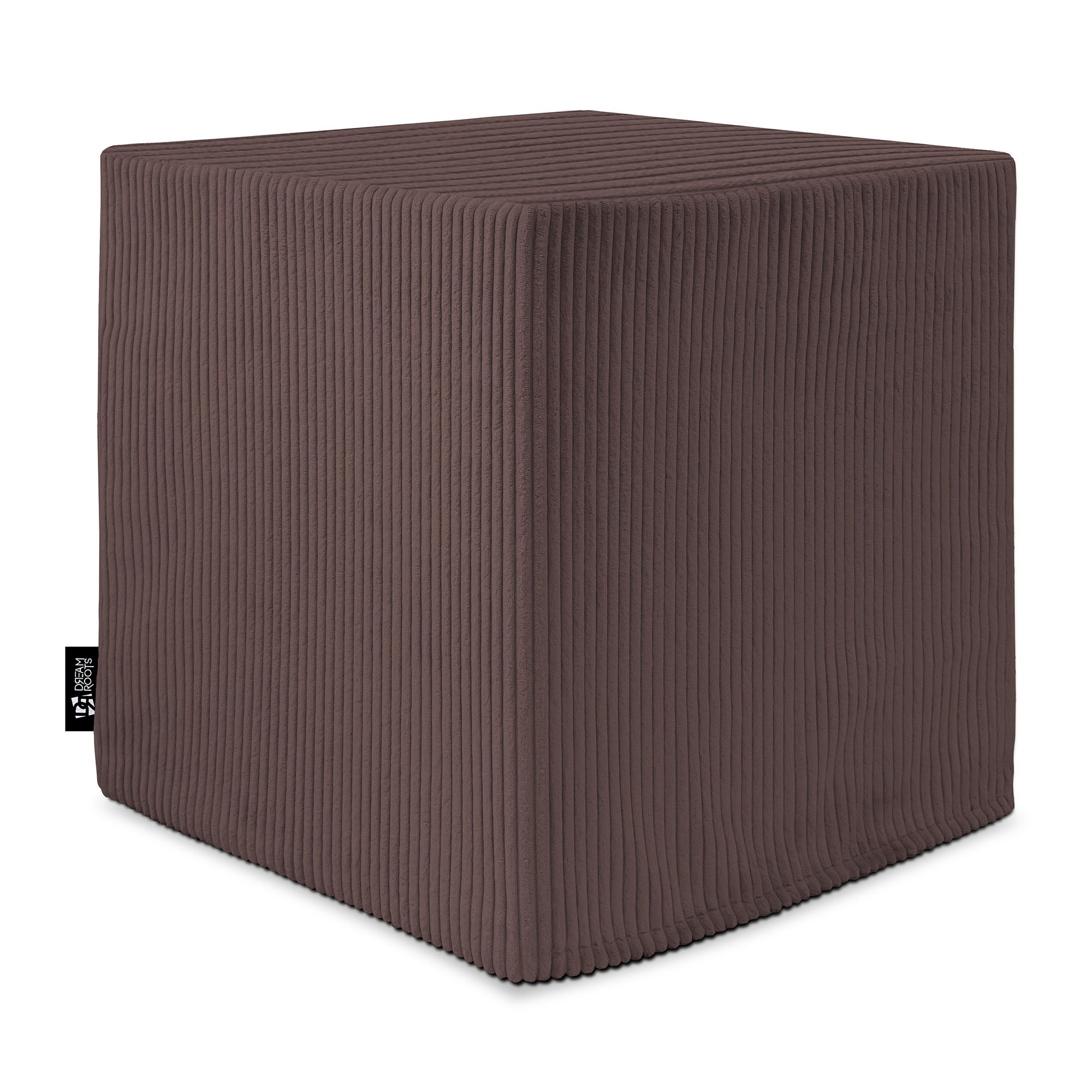 Qubik Roasted Cocoa Pouf-40x40 cm