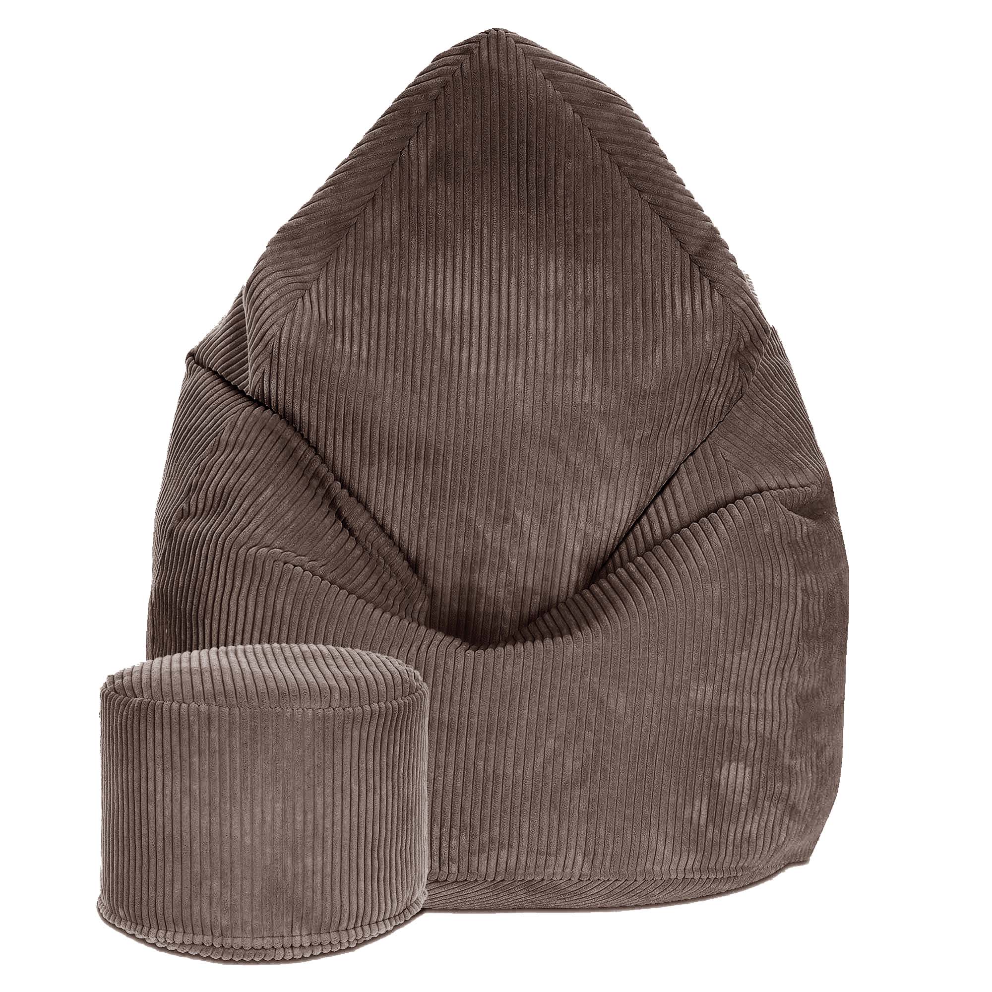 Puf okrągły podnóżek Lincoln Roasted Cocoa