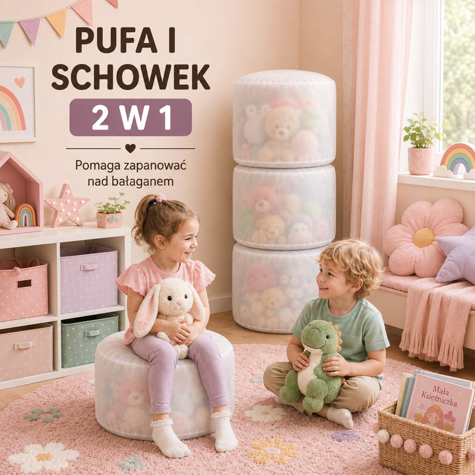 Pokrowiec okrągły podnóżek Roundshape