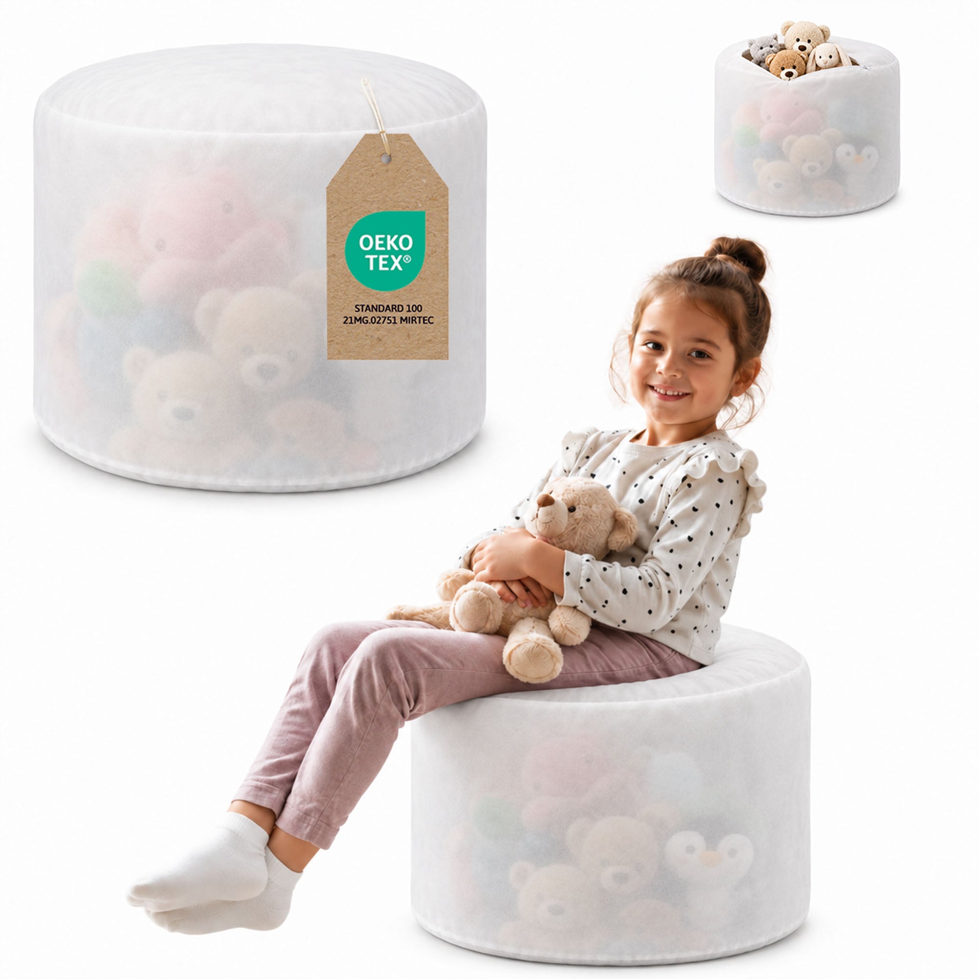 Pokrowiec okrągły podnóżek Roundshape