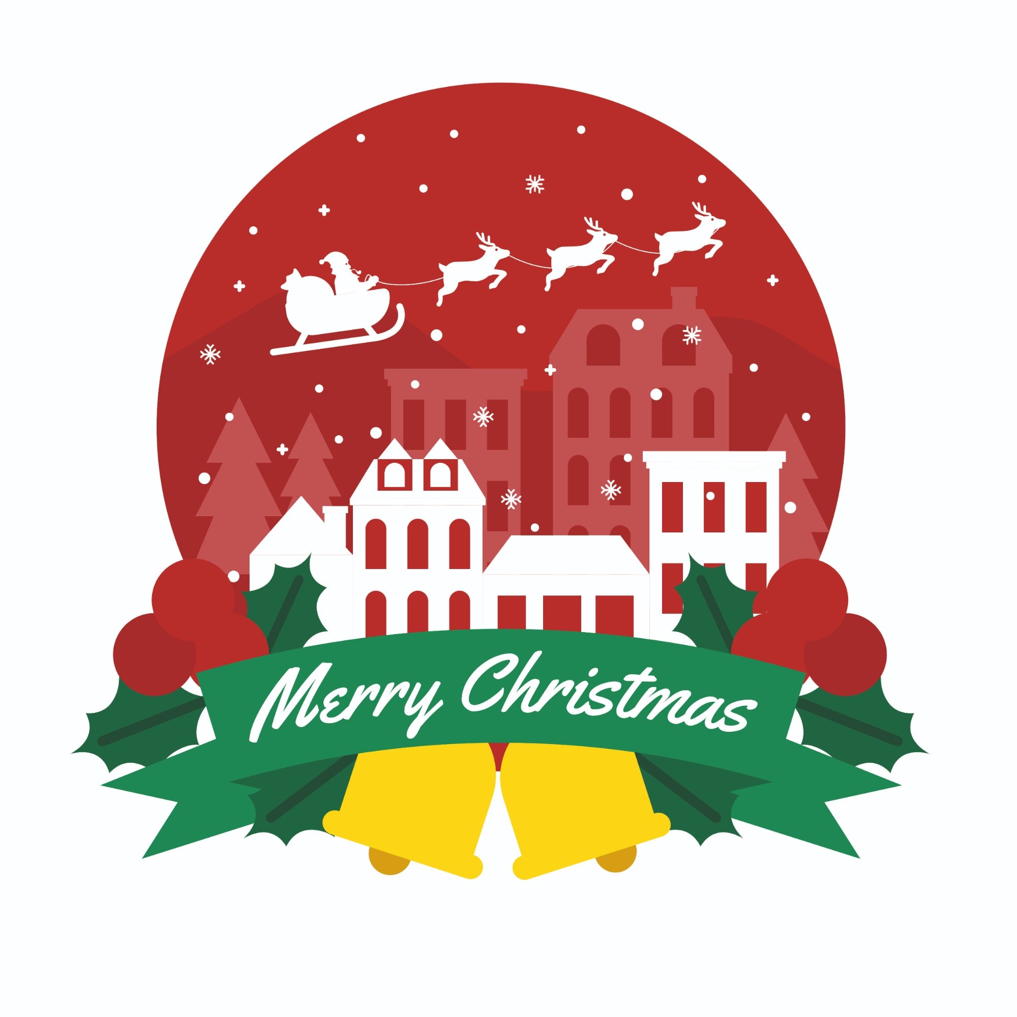 Poduszka Santa is Coming to Town-Velvet
