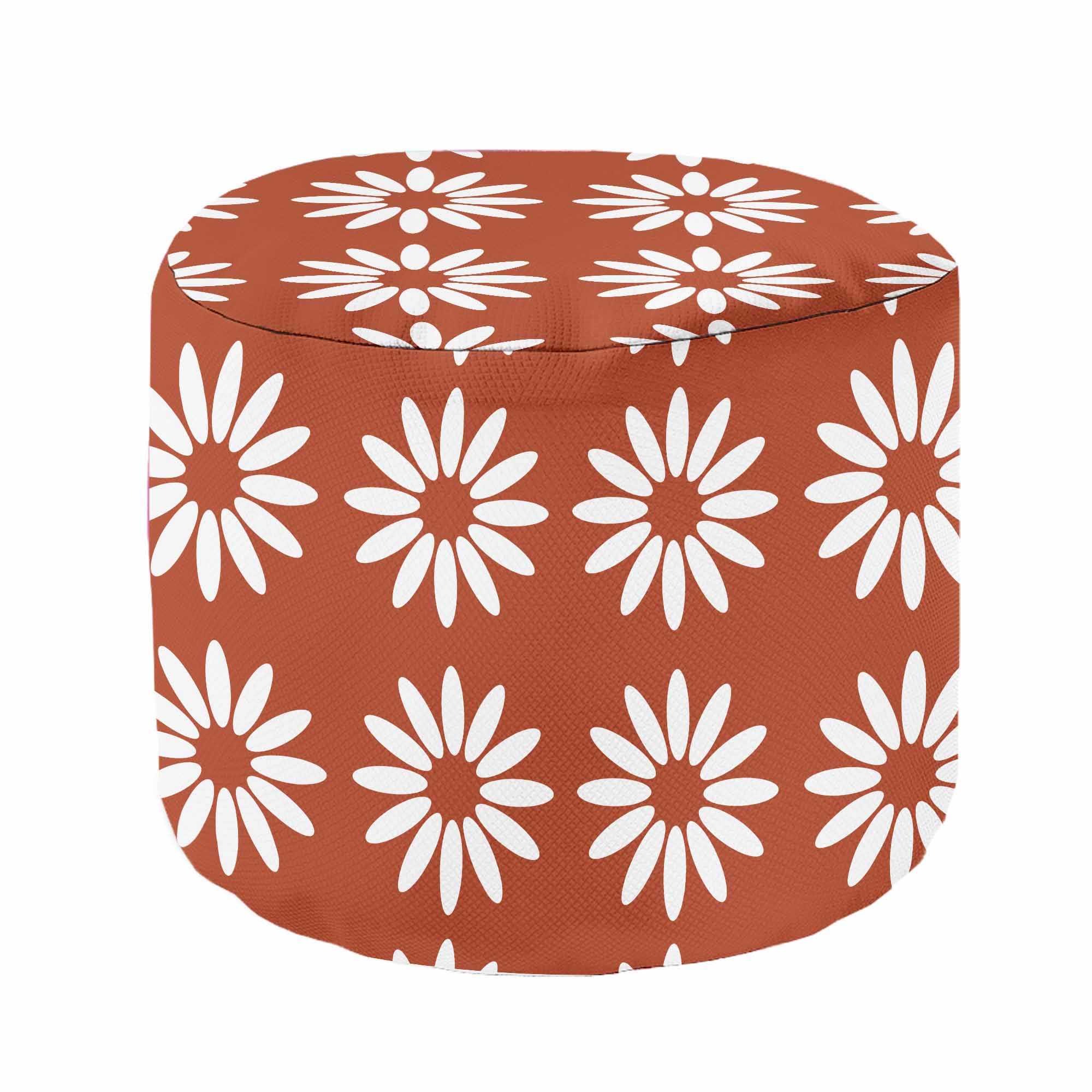 Runder Hocker Fußhocker Skandinavischer Herbst