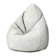 Puf Pearshape Scandinavian Green-Velvet